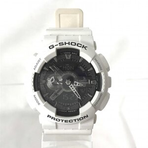 ＣＡＳＩＯ カシオ 腕時計 ※状態 Ｇ－ＳＨＯＣＫ ＧＡ－１１０ＧＷ 駆動：電池 カシオホワイト 時計/266