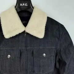 A.P.C. Bass ブルゾン ボア デニム ジャケット Gジャン apc