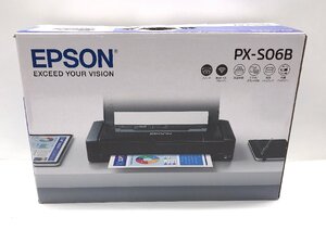 ♪ほぼ未使用品☆EPSON エプソン PX-S06B モバイルプリンター A4☆Wi-Fi☆印刷枚数:１枚☆2020年製♪