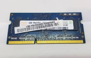 ノート用メモリー4GB PC3 1R-8 HYNIX 中古 