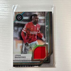 2023-24 Topps Museum Collection UCL Johan Bakayoko jerseyカード　199枚限定