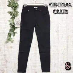 【CINEMA CLUB】シネマクラブ　パンツ　S　スキニー　ブラック