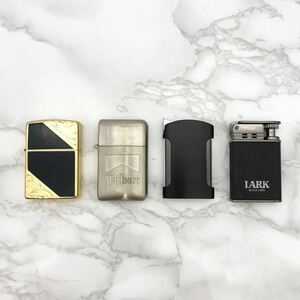 FN13693V【まとめ売り】ZIPPO ジッポ Marlboro マルボロ LARK ラーク ライター オイルライター ガスライター 喫煙具 喫煙グッズ 4点セット