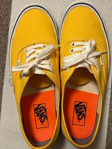 VANS 44DX 27.5 美品 廃盤　イエロー スニーカー