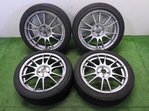 ★OZ RACING ULTRALEGGERA★4本セット 205/45R17 社外 アルミ 100 4H 68mm 17インチ 7J +44 中古 タイヤ ホイール MINI ミニ