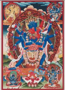 曼荼羅 チベット仏教　仏画　A4サイズ： 297×210mm 無上瑜伽タントラ