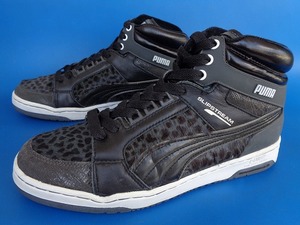 14094■PUMA SLIPSTREAM プーマ スリップ ストリーム アニマル 豹 ハラコ ビースト 黒 27.5 348436-01