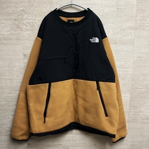 THE NORTH FACE ザノースフェイス NA72230R DENALI CREW クルーネックトップス ベージュ sizeXXL 【中目黒B05】