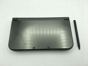 #7641 ■ニンテンドーNew 3DS LL ブラック 任天堂 動作確認済 初期化済 ※液晶漏れ有り