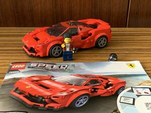 美品　LEGO 76895 正規品　フェラーリ F8 トリビュート 76895 | スピードチャンピオンズ 　玩具　レゴ 組み立て済み