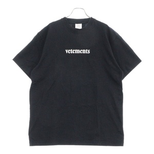 VETEMENTS ヴェトモン 20SS ロゴプリント オーバーサイズ Tシャツ 半袖カットソー SS20TR305