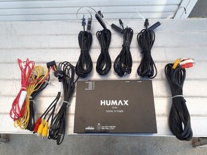 社外地上デジタルTVチューナー 地デジチューナー フルセグ 4×4 HUMAX ヒューマックス CI-S1 miniB-CASカード付き 作動未確認 リモコン欠