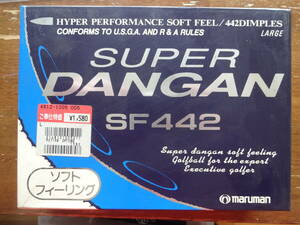 新品 ゴルフボール 3スリーブ９球 マルマン maruman SUPER DANGAN SF442 おまけウッドティー ソフトフィーリング スーパーダンガン