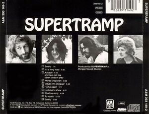 SUPERTRAMP - SUPERTRAMP [REMASTER] NEW CD 海外 即決