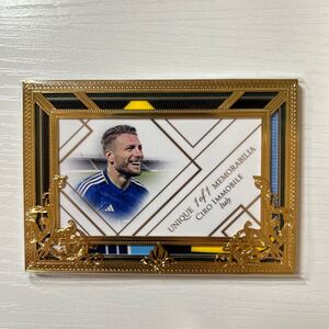 2024 Futera Ciro Immobile jersey Unique 1of1 Memorabilia Gold Framed