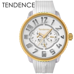 テンデンス 腕時計 手表 メンズ レディース 光る時計 オーバーサイズ 3Dインデックス シリコンベルト サプライズプレゼント ポイント消化