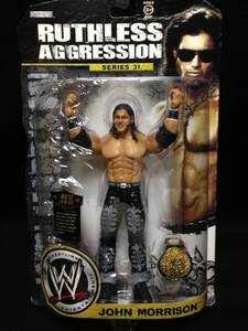 JAKKS：WWE RUTHLESS AGGRESSION SERIES 31 ジョン・モリソン w/ベルト（未開封品）