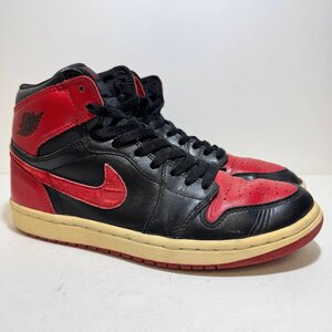 27cm 2001年復刻 AIR JORDAN 1 RETRO 2001 BRED 136066-061 エア ジョーダン 1 レトロ ブレッド メンズ スニーカー XW 114112