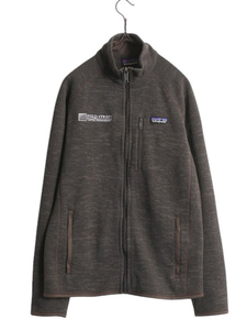 パタゴニア ベターセーター ジャケット メンズ S / 古着 15年製 Patagonia アウトドア フリース ニット フルジップ ブルゾン ハイネック 茶