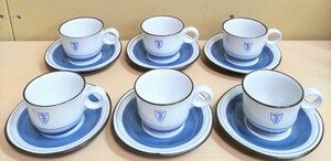 Noritake ノリタケ STONEWARE ストーンウェア カップ & ソーサー 6客セット 未使用保管品 