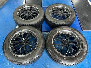 ACE ホイール 5H オフセット40 PCD108 225/55R17 97Q ダンロップウィンターマックス WM01 スタッドレスタイヤ