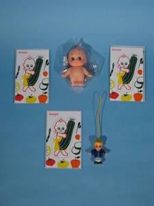 キューピー 人形・ストラップ・マグネット(3枚) セット Kewpie Doll Strap Magnet Set(新古・未使用・新同美品)