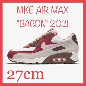 未使用 SNKRS NIKE AIR MAX bacon NRG 2021 ナイキ エア マックス ベーコン エア マックス CU1816-100 27cm ヌートバー