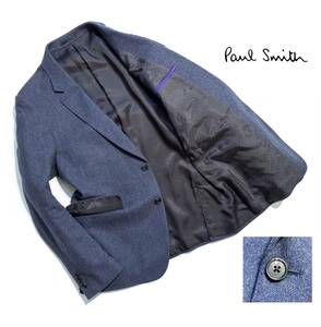 定価6.6万【L2】Paul Smith ポールスミス テーラードジャケット L2 メンズ WOOL HERINGBONE JACKET 美シルエット【希少サイズ】日本製