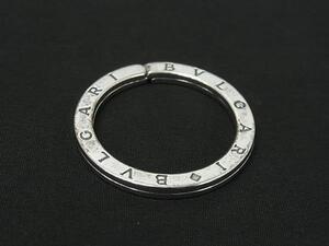 1円 ■美品■ BVLGARI ブルガリブルガリ SV925 キーリング ネックレストップ ペンダントトップ チャーム アクセサリー シルバー系 FL3458