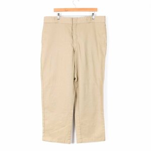 ディッキーズ ワークパンツ ペインターパンツ ワンポイントロゴ オリジナルフィット 874 メンズ 40×30サイズ ベージュ Dickies