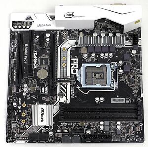 【中古】ASRock製 MicroATXマザボ B250M Pro4 LGA1151 [管理:1050005907]