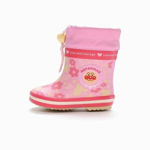 セール アンパンマン BB AP24U ピンク 14.0cm 防寒 防雪 スパッツ カバー 付き 子供 キッズ ベビー ゴム 長靴 レインシューズ 通園 雪遊び