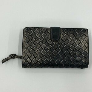 BOTTEGA VENETA　ボッテガヴェネタ　イントレチャート　二つ折り財布　121060　箱付き【CIADD006】