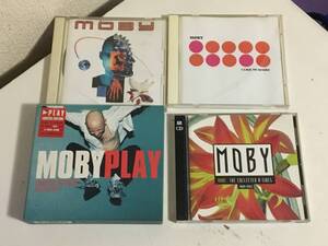 中古CD MOBY モービー 4枚 I LIKE TO SCORE/PLAY/RARE:THE COLLETED 1989-1993 テクノ アンビエント レア曲 1000BPM