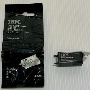 即決 送料120円 IBM インク ブラック P/N:49G0176 計2個。
