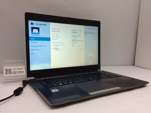 ジャンク/ TOSHIBA dynabook R63/M PR63MBA4447AD21 Intel Core i5-7300U メモリ8.19GB SSD256.06GB 【G21231】