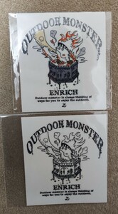 2種セット　アウトドアモンスター　ENRICH限定　転写ステッカー