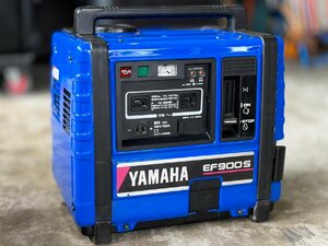 ★動作OK! 絶好調! 美品! YAMAHA ヤマハ ポータブル発電機 EF900S キャブO/H 整備済み! カバー付き! 引取限定 札幌発