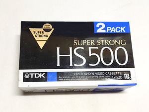 TDK HS500 SUPER STRONG　2本　SUPER　STRONG　スーパーストロング　未開封