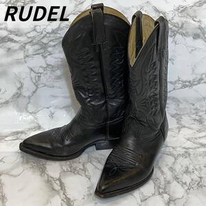 ウエスタンブーツ ブラック RUDEL ルーデル OMEGAソール フェニックス