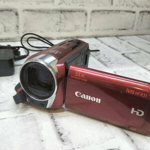 Canon キャノン iVIS HF R31 レッド ビデオカメラ　動作未確認　現状品　【2264】