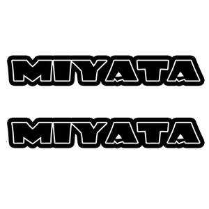 ＜D01＞カッティングシート　MIYATA　ミヤタ　２枚セット　ステッカー