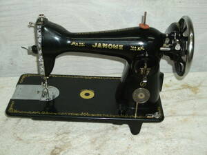 JANOME　ジャノメミシン 黒ミシン レトロ アンティーク 　D151332