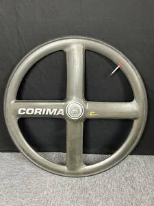 真907【CORIMA/コリマ】CORIMA カーボン　バトンホイール　26インチ リアのみ　ピストバイク　ロードバイク　自転車