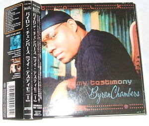 帯あり国内盤 BYRON mr.talkbox CHAMBERS /my testimony~R&B トークボックス 