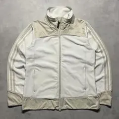 00s adidas fleece double-zip jacket Y2K