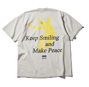 即決 新品 Lサイズ MIN-NANO × UNION TOKYO MNION SMILE FRONTMAN TEE ユニオン ミンナノ Tシャツ フロントマン PORTER STAND ポーター