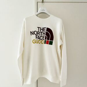 GUCCI ノースフェイス　コラボ　限定　スエット　トレーナー　S グッチ　新品　TheNorthFace 限定　完売　希少　ユニセックス