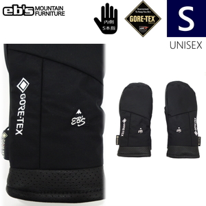 ◎24-25 ebs GAME CHANGER MITTEN カラー:BLACK Sサイズ エビス スキー スノーボード