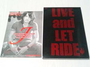 FC限定!J DVD LIVE and LET RIDEジェイ冊子付！LUNA SEA小野瀬潤ルナシーJさんPyro限定ライブ完全受注生産リリース発表チラシも☆